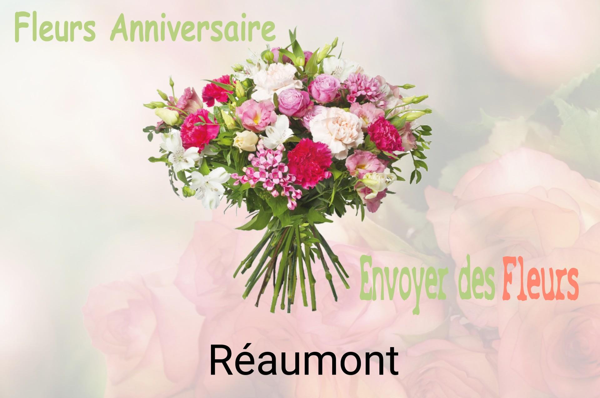 Bouquet de fleurs d’anniversaire livré à Réaumont